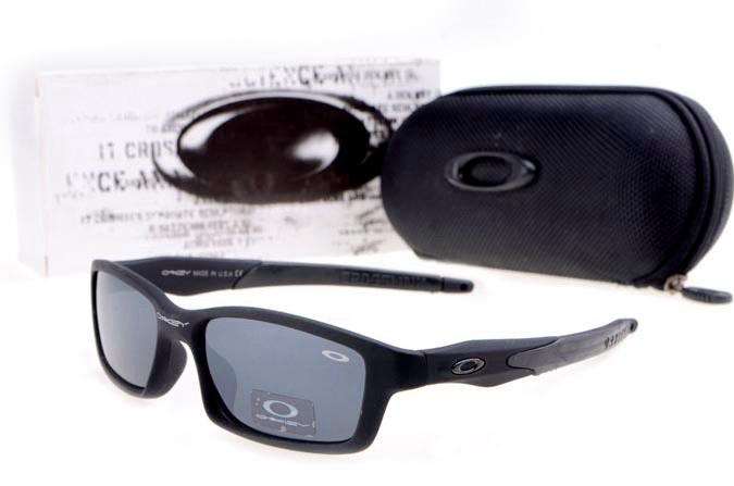 Oakley crosslink sunglasses matte black/black iridium sale
