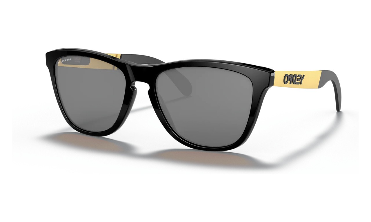 Oakley Frogskins Mix Sunglasses Polished Black Frame Prizm Black Lens
