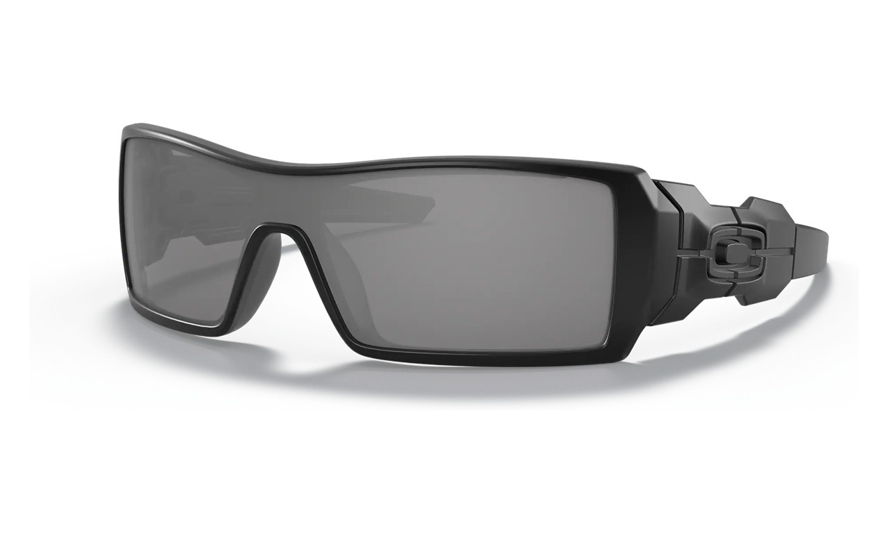 Oakley Oil Rig Sunglasses Matte Black Frame Black Iridium Lens