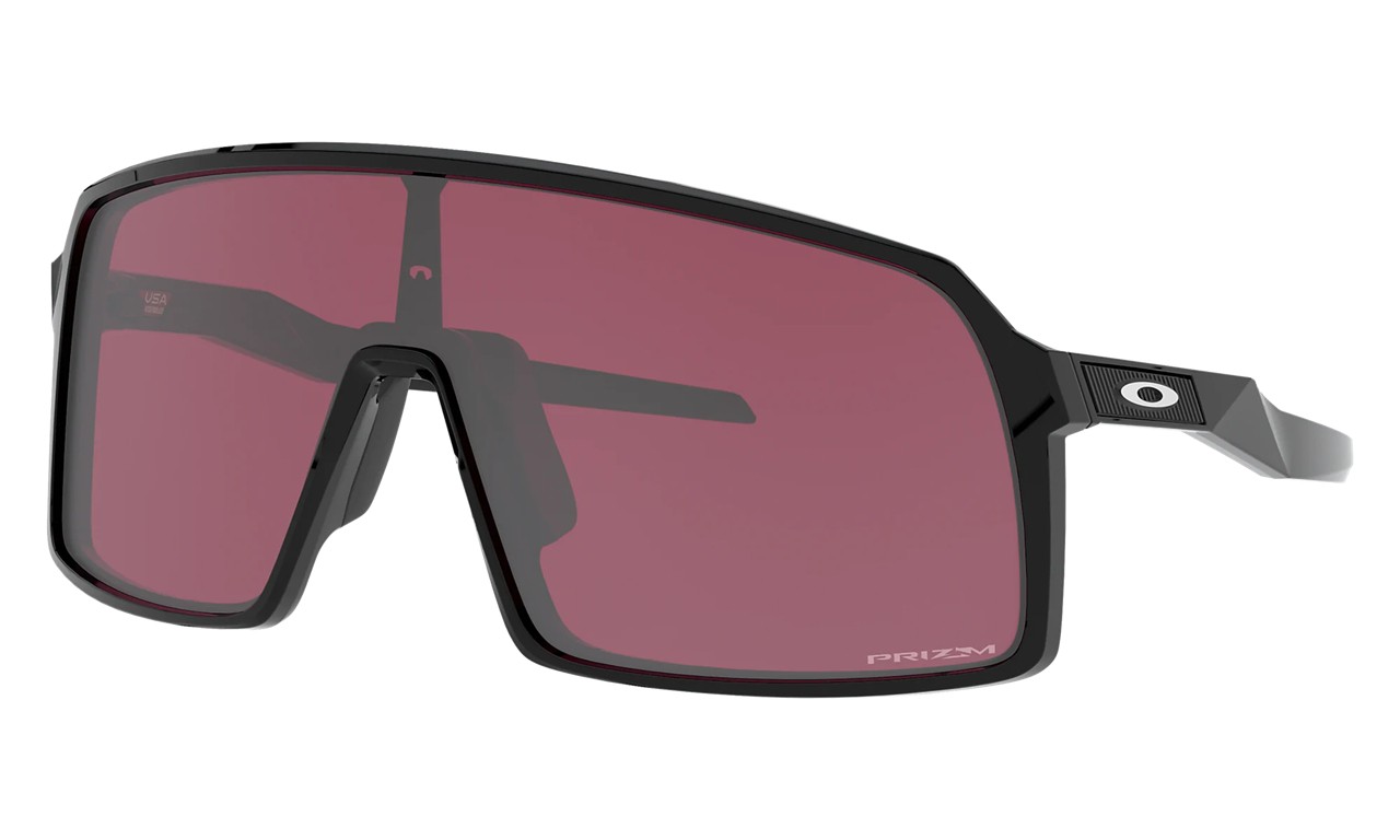 Oakley Sutro Sunglasses Polished Black Frame Prizm Snow Black Iridium Lens