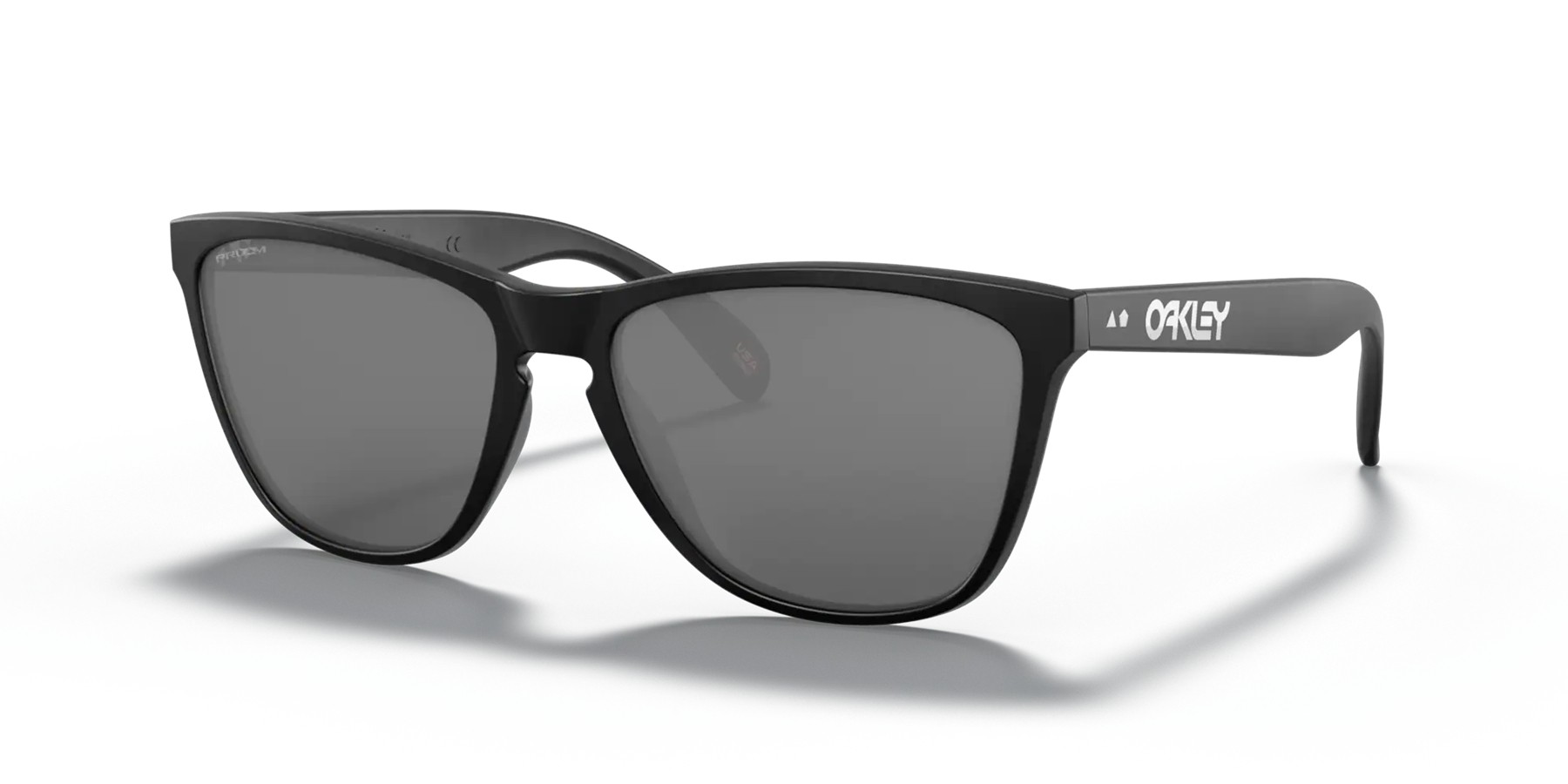 Oakley Frogskins Frogskins 35th Anniversary Low Bridge Fit sunglasses Matte Black frame Prizm Black lens