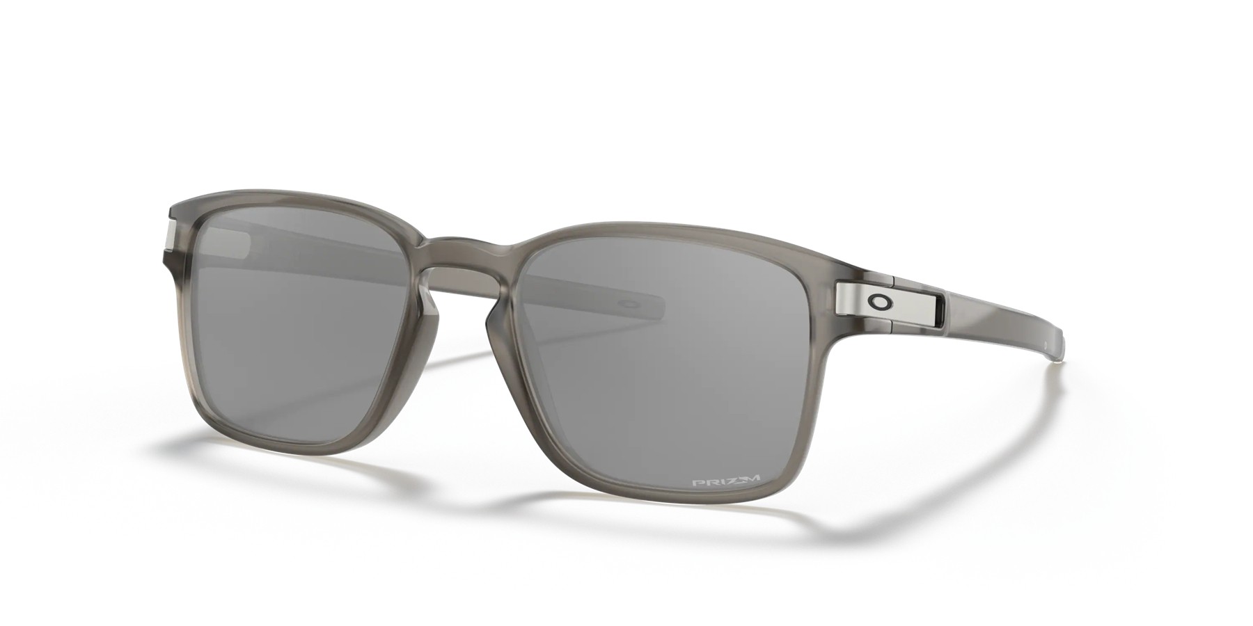 Oakley Latch Square Low Bridge Fit sunglasses Matte Grey Ink frame Prizm Black lens
