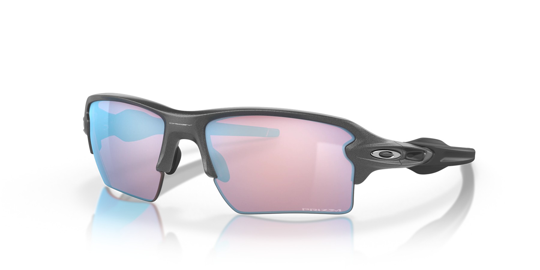 Oakley Flak 2.0 XL sunglasses Steel frame Prizm Snow Sapphire lens