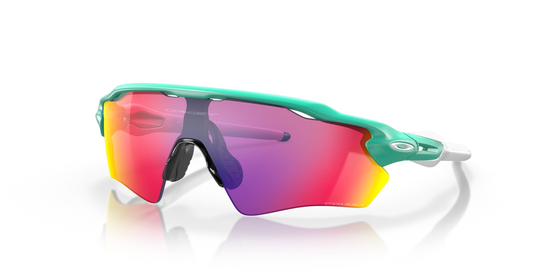 Oakley Radar EV XS Path Youth Fit Heritage Colors Collection sunglasses Matte Celeste frame Prizm Road lens