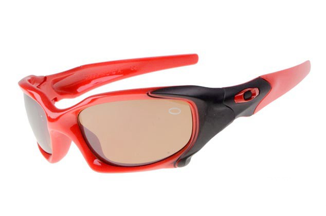 Oakley pit boss sunglasses in polished red / VR28 iridium