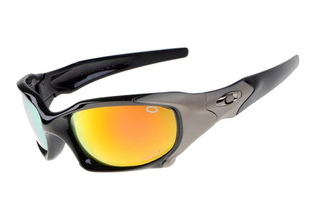 Oakley pit boss sunglasses in polished black / ruby iridium