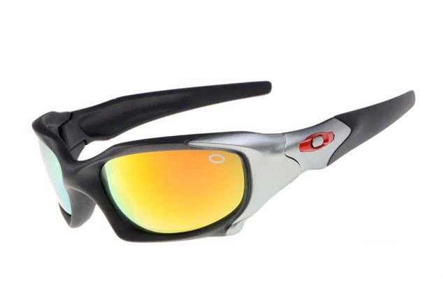 Oakley pit boss sunglasses in matte black / fire iridium