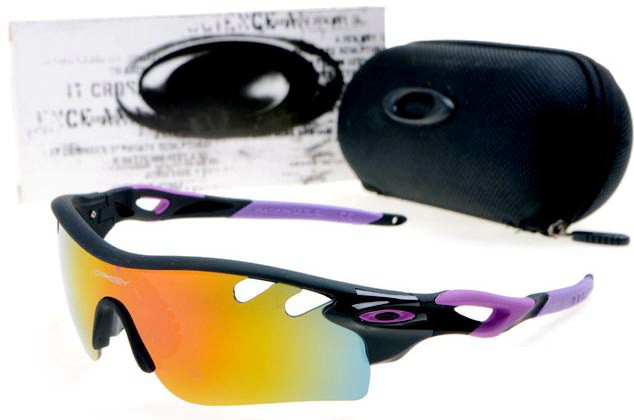 Oakley radarlock path sunglasses in black and pink digi-camo / fire iridium