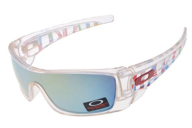 Oakley fuel cell sunglasses in crystal / emerald iridium
