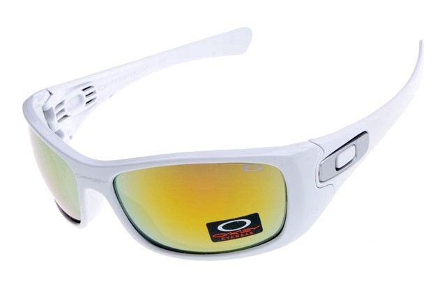 Oakley hijinx sunglasses in white / fire iridium sale