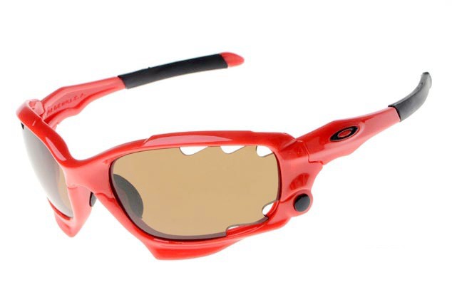 Oakley limited edition fathom racing jacket sunglasses in island red / VR28