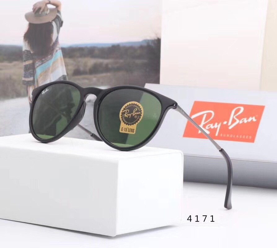Ray Ban RB4171 Sunglasses Green/Gray with Black