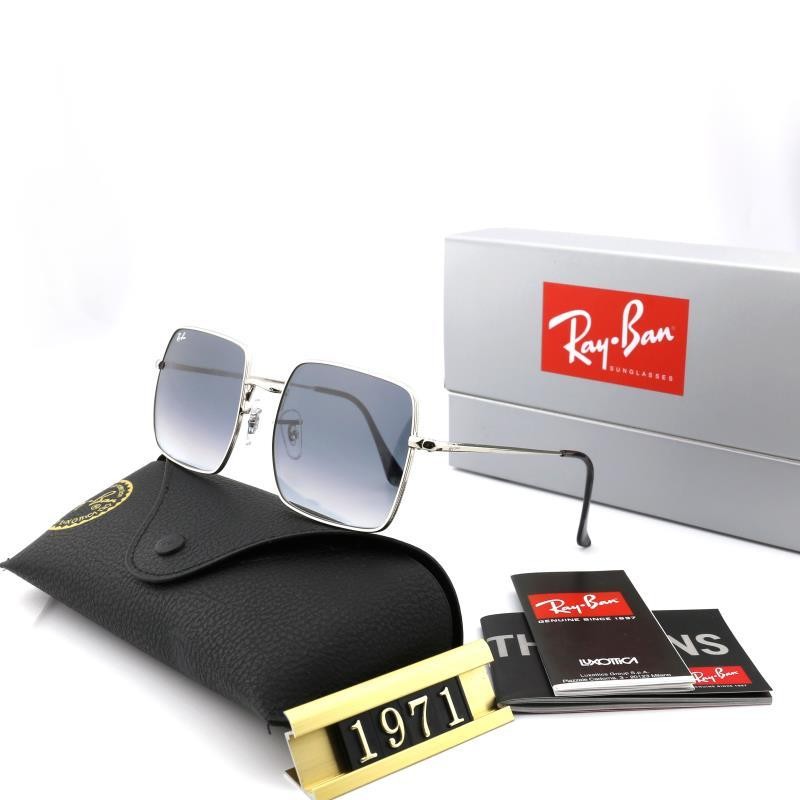 Ray Ban RB1971 Sunglasses Gradient Gray/Silver with Black