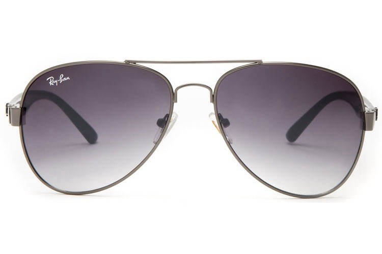 Ray Ban RB3806 Aviator Sunglasses Gold/Light Purple Gradient