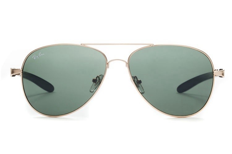 Ray Ban RB8307 Tech Carbon Fibre Sunglasses Gold/Crystal Gray