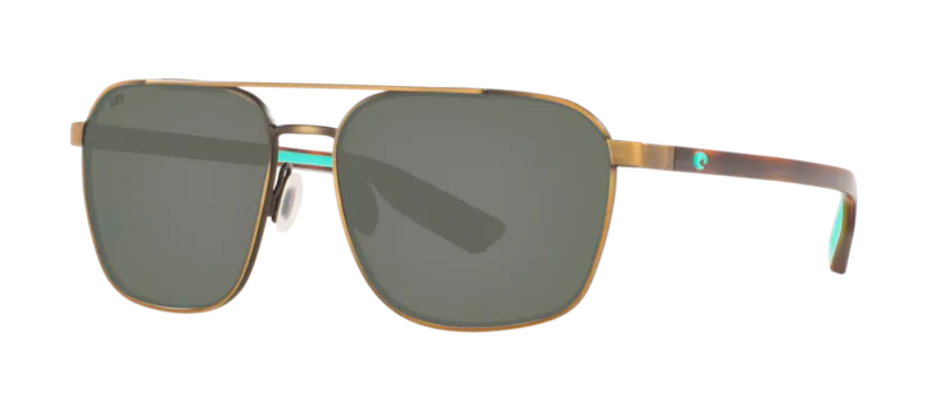 Costa Wader Mens Sunglasses Antique Gold/Gray