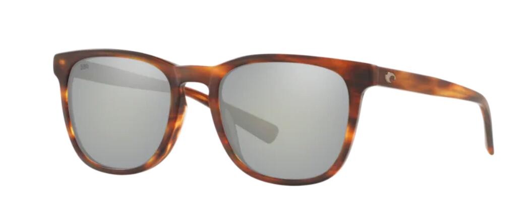 Costa Sullivan Mens Sunglasses Matte Tortoise/Gray Silver Mirror