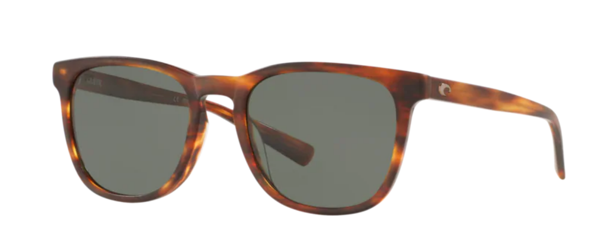 Costa Sullivan Mens Sunglasses Matte Tortoise/Gray
