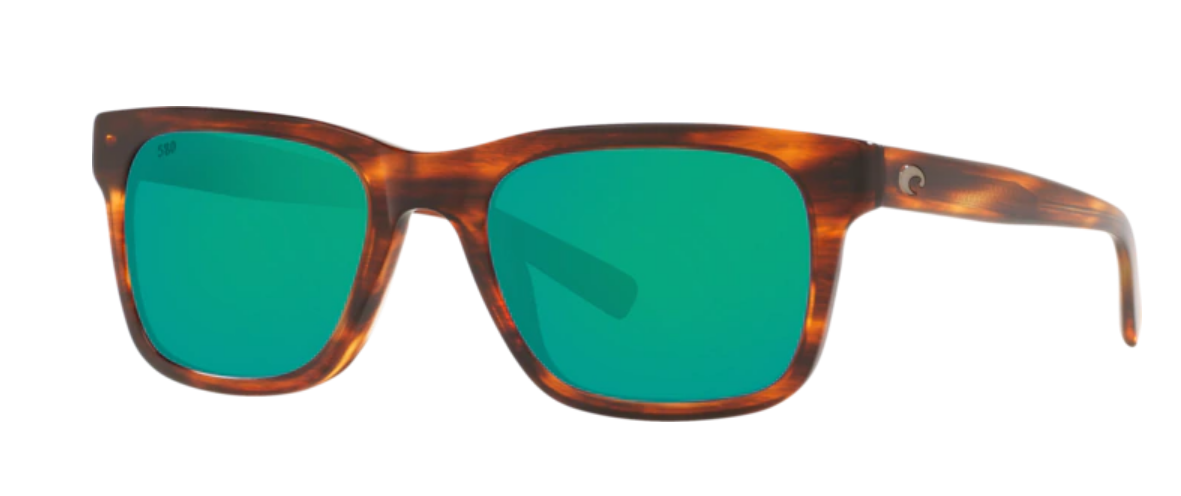Costa Tybee Mens Sunglasses Tortoise/Green Mirror