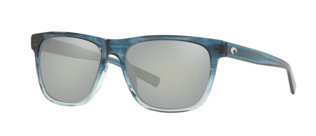 Costa Apalach Mens Sunglasses Shiny Deep Teal Fade/Gray Silver Mirror
