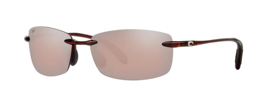 Costa Ballast Mens Sunglasses Tortoise/Copper Silver Mirror