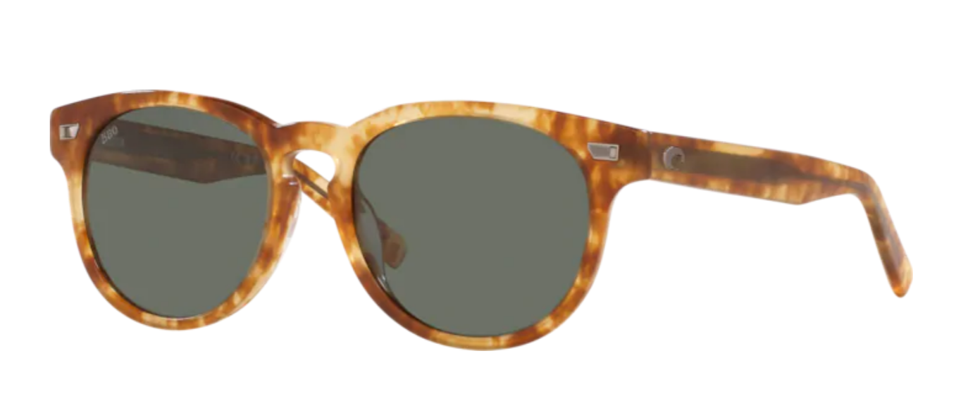 Costa Del Mar Mens Sunglasses Shiny Kelp/Gray