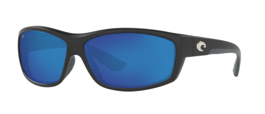Costa Saltbreak Mens Sunglasses Matte Black/Blue Mirror