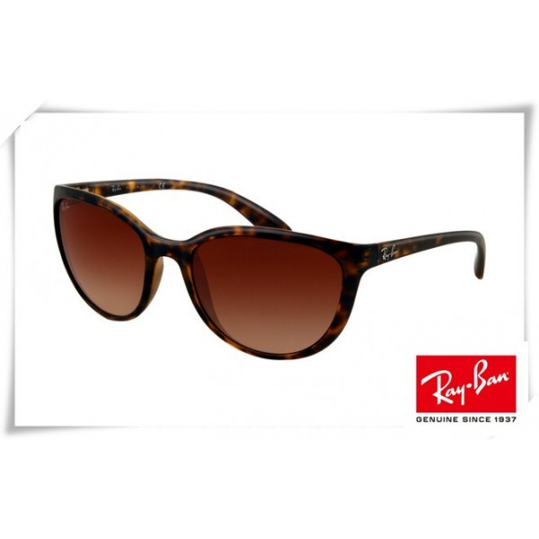 Ray Bans Erika RB4274 Sunglasses Tortoise Frame Brown Mirror Lens