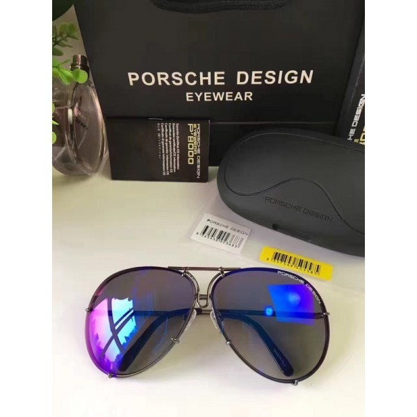Mens Womens Porsche Design Sunglasses P8478 White Blue