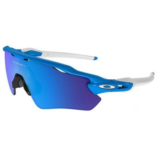 Oakley Sunglasses Radar EV Path Prizm Polishing Blue White Frame Blue Mercury Lens
