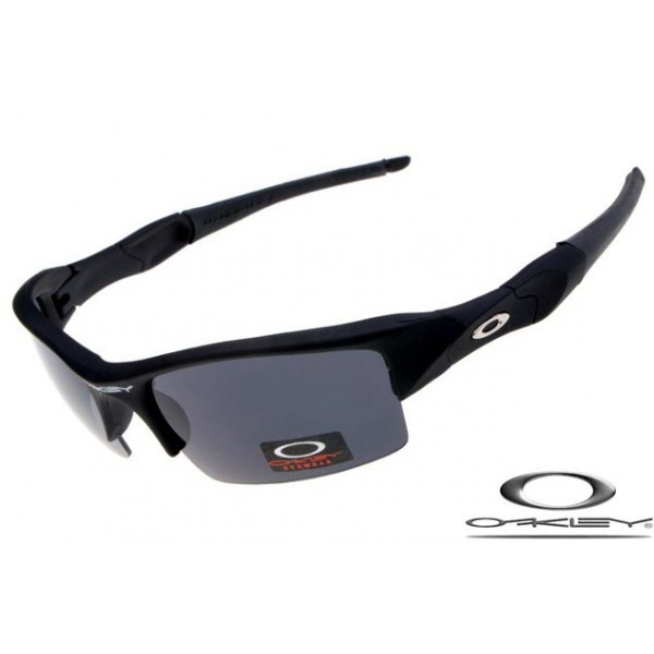 Oakley Flak Jacket Sunglasses Frosted Black / Gray Lens