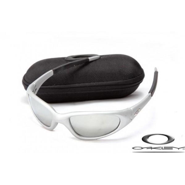 Oakley Minute Sunglasses Silver Frame Silver Iridium Lens OAKLEY20156210