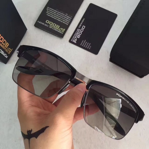 Men's Porsche Design Sunglasses Dark Black
