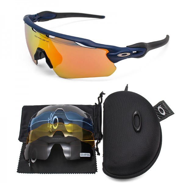 Oakley 2.3 radar ev sunglasses navy frame