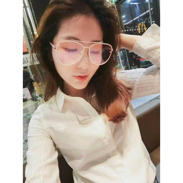 Men's Women's Thom Browne TB10015 Sunglasses Pink Lenses