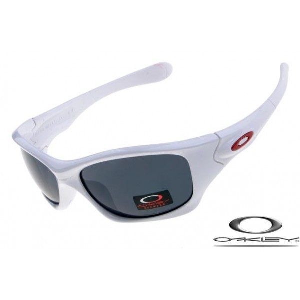 Oakley Pit Bull Sunglasses Polishing White Frame Gray Iridium Lens OAKLEY20156187