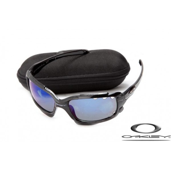  Oakleys Jawbone Sunglasses Polishing Black Blue Lens