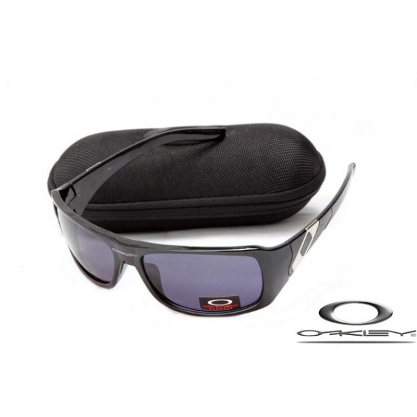 Oakley Sideways Sunglasses Polishing Black Frame Gray Iridium Lens OAKLEY20156105