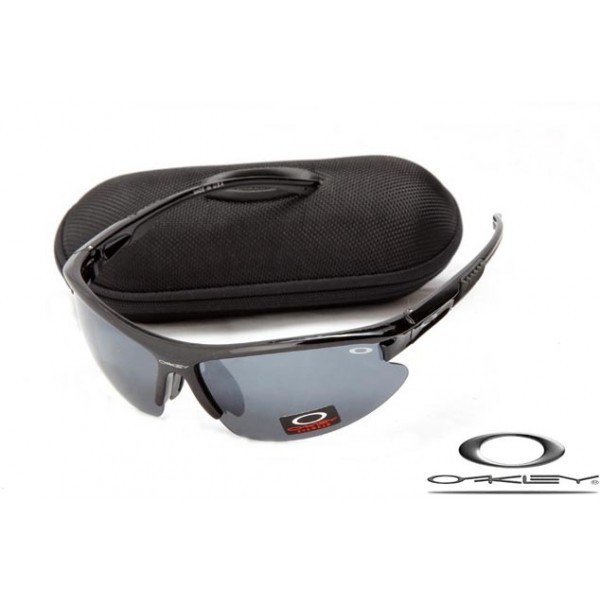 Cheap Foakleys Sunglasses Polishing Black Frame Gray Lens For Sale Free Shipping USA