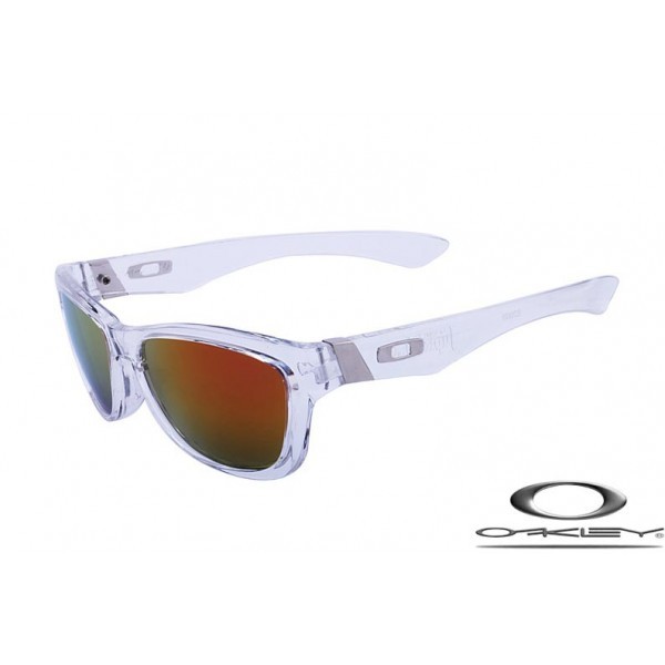 Oakley Jupiter Sunglasses Transparent Frame Fire Yellow Lens OAKLEY20156401