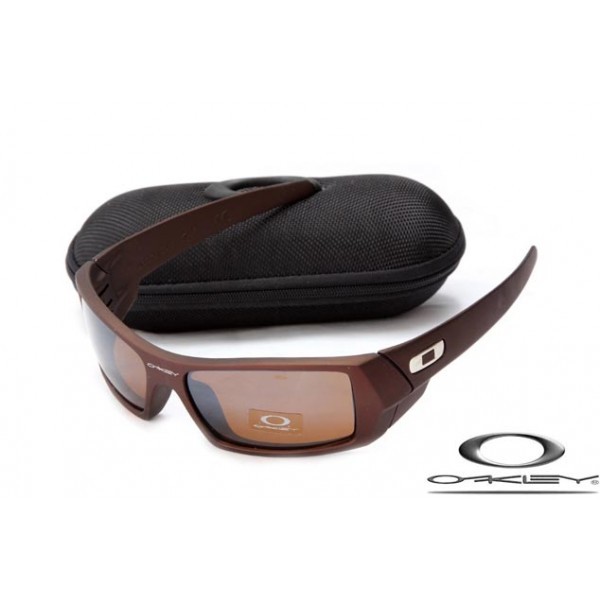 Oakley Gascan Sunglasses Frosting Brown Frame Brown Iridium Lens OAKLEY20156129