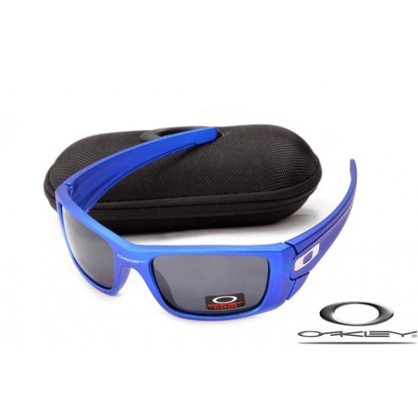 Oakley Fuel Cell Sunglasses Polishing Blue Frame Gray Iridium Lens OAKLEY20156259