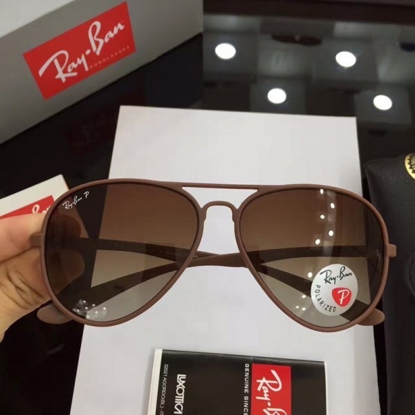 Men's Women's Ray Ban RB4180 Sunglasses Brown