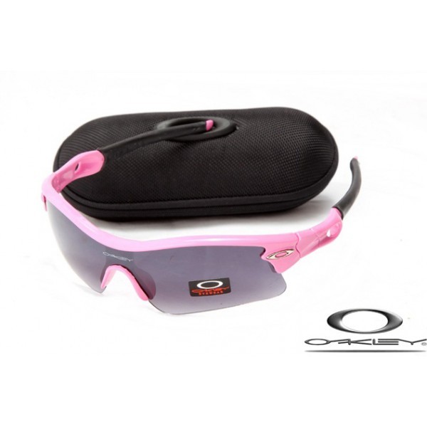 Replica Oakley Radar Path sunglasses Polishing Pink Frame Black Iridium Lens