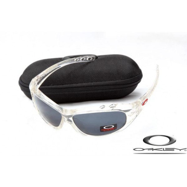 Oakley Water Jacket Sunglasses Transparent Frame Gray Iridium Lens OAKLEY20156213