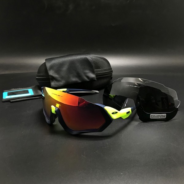 Oakley 2.2 Flight jacket sunglasses black/green frame fire lens