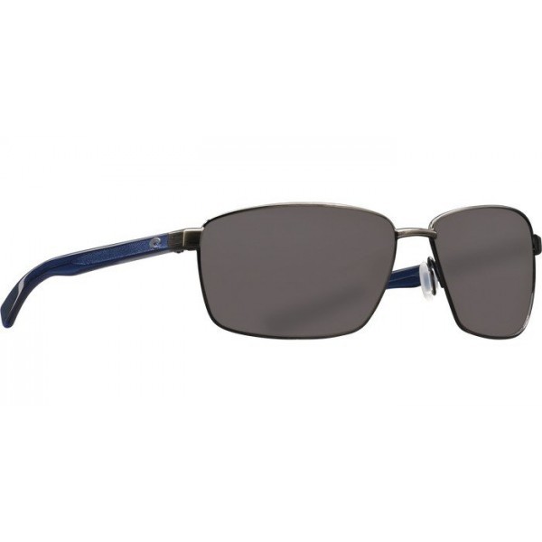 Costa Ponce Brushed Gunmetal Sunglasses