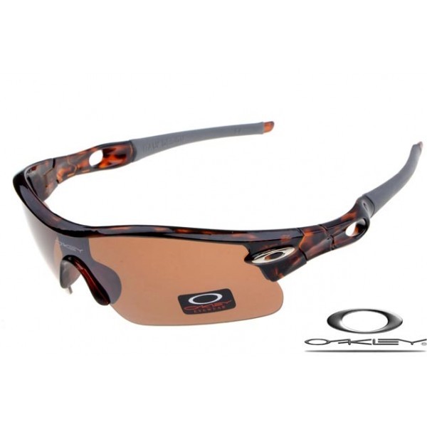 Oakley Radar Pitch Sunglasses Brown Black Frame Brown Lens