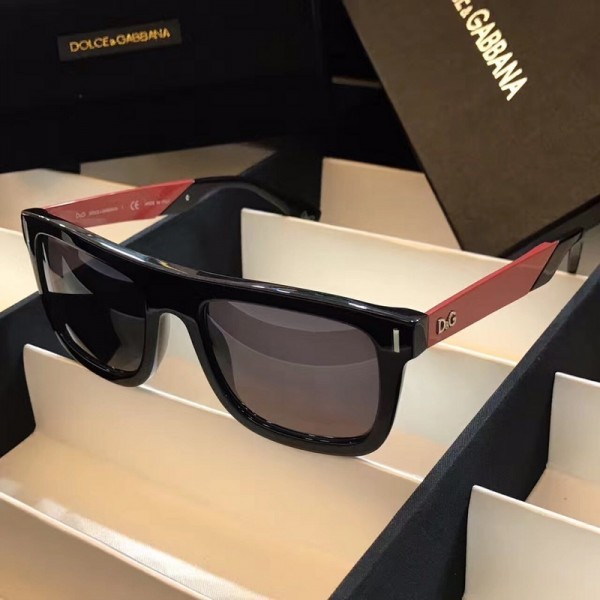 Men's Dolce amp; Gabbana Sunglasses Black Red