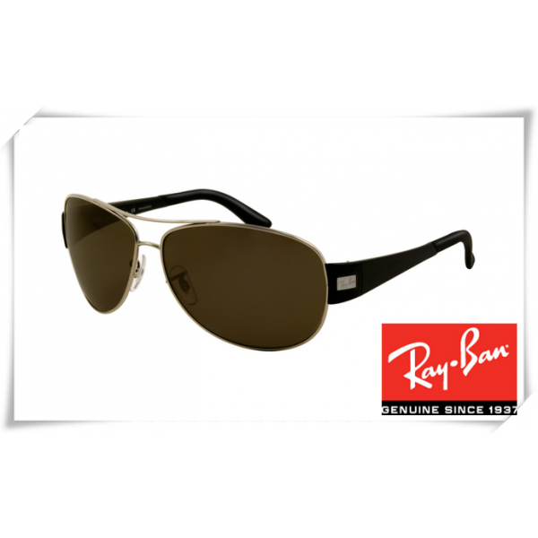 Ray Ban RB3467 Sunglasses Gunmetal Frame Deep Green Lens